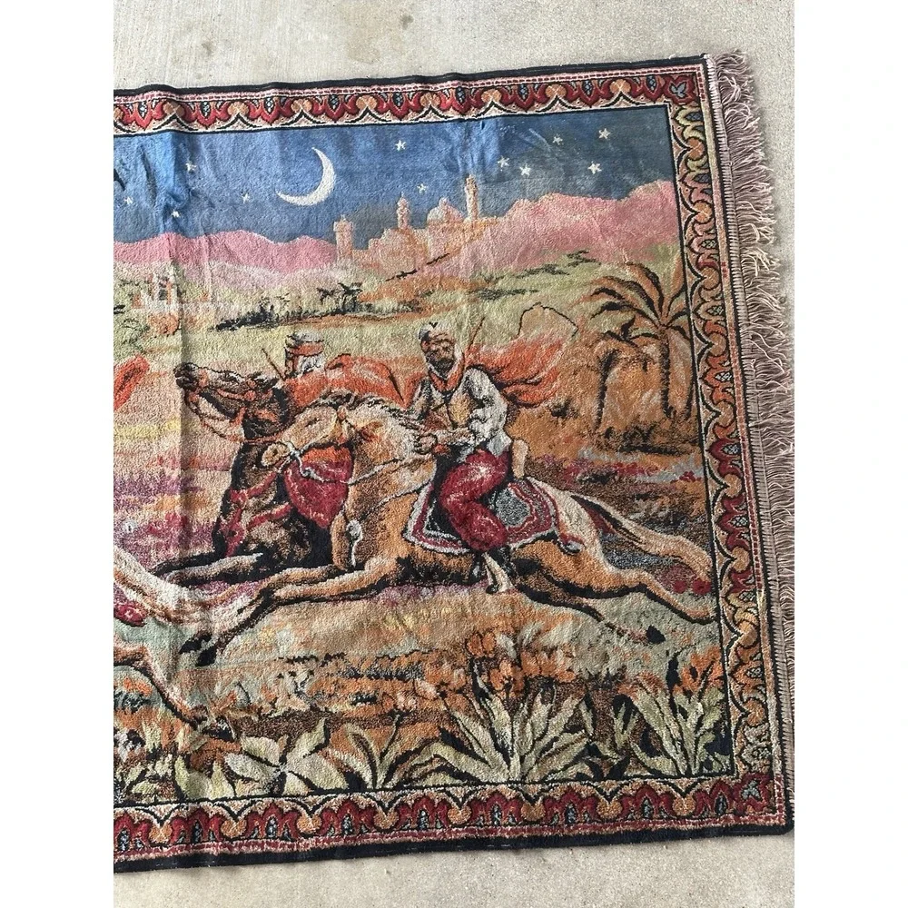 Fringed Tapestry Rug Wall Art 67
